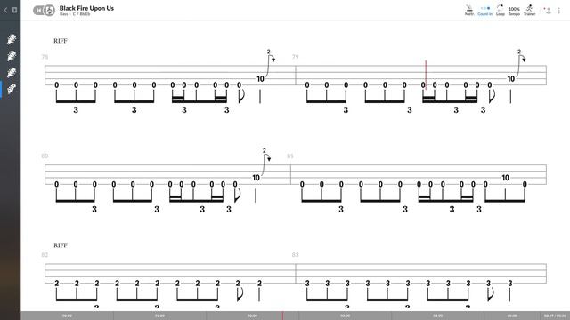 Dethklok - Black Fire Upon Us (BASS TAB PLAY ALONG) смотреть онлайн