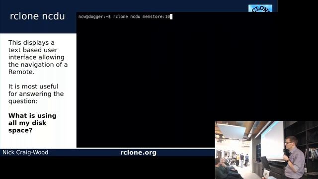 LondonGophers 21/11/2018: Nick Craig-Wood - Rclone: rsync for cloud storage (and much more) смотреть онлайн