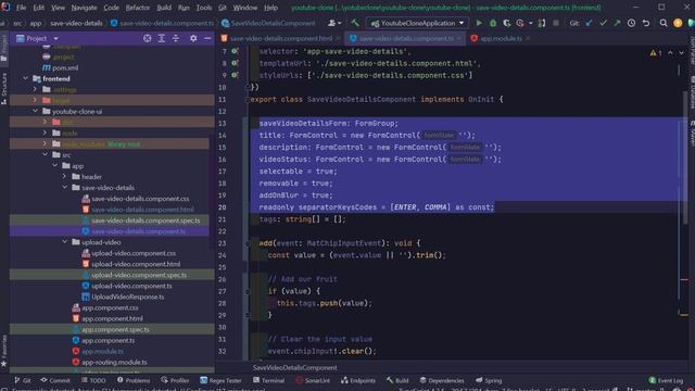 Spring Boot Angular Full Stack Project - Youtube Clone - Part 7 смотреть онлайн