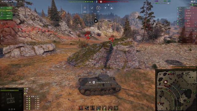 WoT Valentine 2 1795 DMG 1442 EXP - Karelia смотреть онлайн