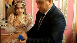 Цыганская богатая свадьба! Фата и платье из золота