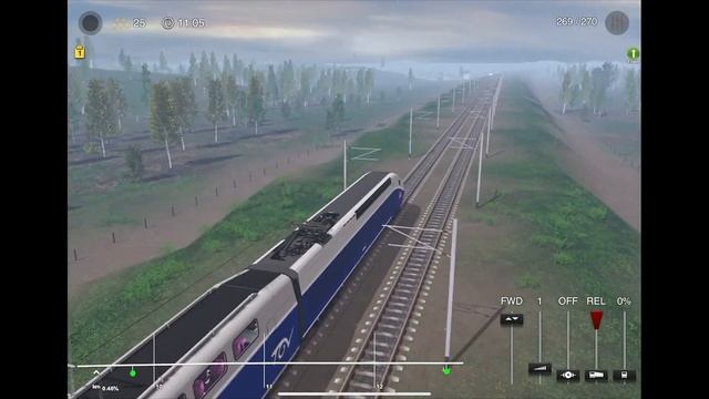 French speed! | Trainz Simulator 3 TGV Duplex review смотреть онлайн