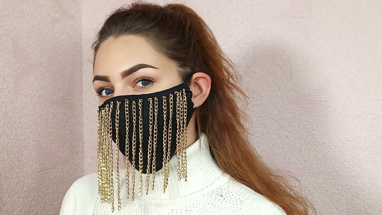 Как сделать многоразовую маску | Защитная ДИЗАЙНЕРСКАЯ маска+ выкройка смотреть онлайн