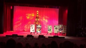 Утренник 2017, танец с картами