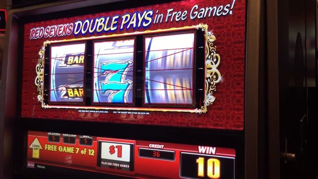 IGT Wild Red Sevens Slot: Free Games Bonus смотреть онлайн