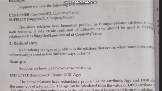 DBMS | 2nd year Computer | Synonym | Homonym | Redundancy Mutual |Exclusiveness of Data смотреть онлайн