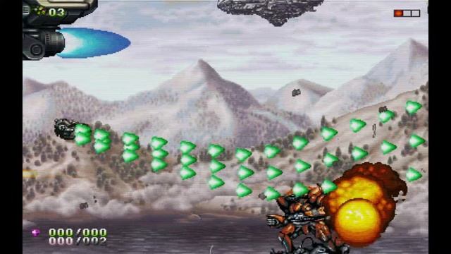 Gunlord X Stage 2 + Boss Playstation 4 Scanlines On смотреть онлайн