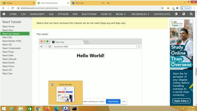 How to install React Js and Setting up the environment | Node Js | Web Development | Frontend смотреть онлайн