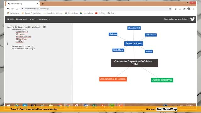 ?¿Cómo usar Text2MindMap? - Tutorial 2020 - ?Tema 1: Crear y personalizar mapa mental смотреть онлайн