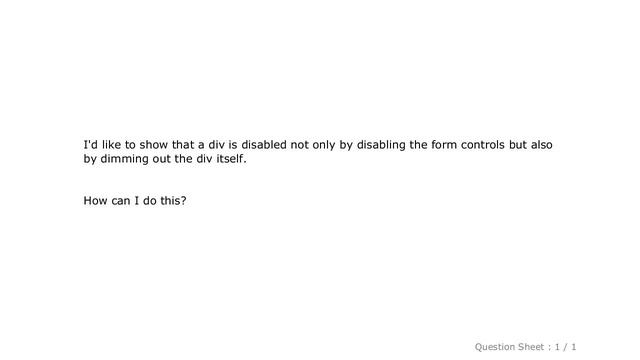 HTML : Disable div in jquery with shadowing смотреть онлайн