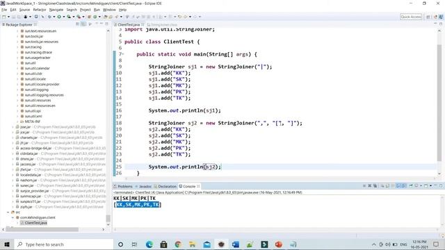 Java 8 StringJoiner with example | How Java StringJoiner class works? | Java Tutorial in Hindi смотреть онлайн