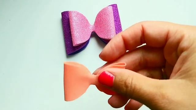 Як швидко зробити бантик до школи із фоамірану своїми руками. Майстер-клас як зробити бантик самій