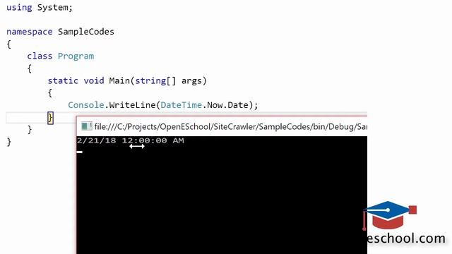 C# Tutorials For Beginners - 23. Get Current System Date Using C# смотреть онлайн