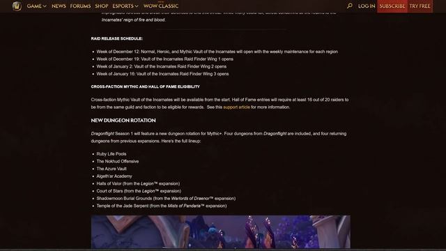 BLIZZARD ВЫПУСТЯТ DRAGONFLIGHT СЛИШКОМ РАНО? смотреть онлайн