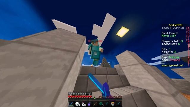 САМАЯ СИЛЬНАЯ БРОНЯ В МАЙНКРАФТ ? СКАЙ ВАРС БРОНЯ БОГА ЧЕЛЛЕНДЖ SKY WARS MINECRAFT смотреть онлайн