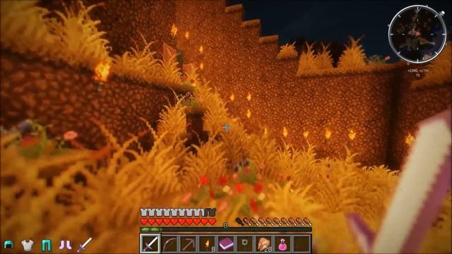 [Coop] Minecraft Diamond Sword Adventure. #23: Озеро огня. смотреть онлайн