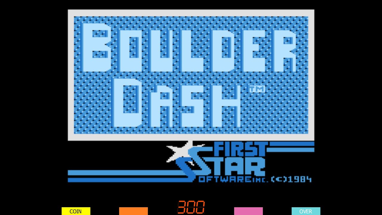 GAME ARCADE Boulder Dash 1984 смотреть онлайн