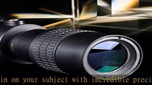 10-300x40mm HD Monocular Telescope with 4K Optics, Night Vision, Smartphone Compatibility, and BAK4