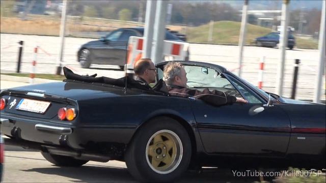 Ferrari Daytona Spider powerslide & sounds 1080p смотреть онлайн