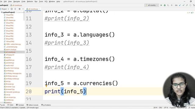 Get any country any detail in just one click | python project | python project for cv | python смотреть онлайн