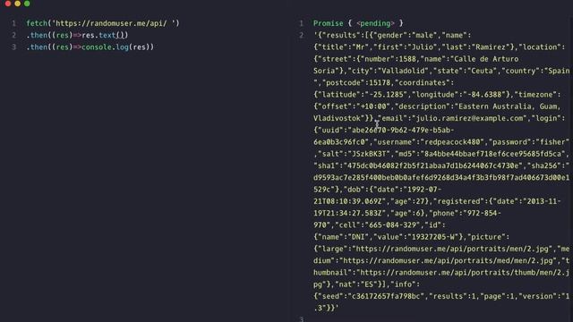 Fetch API за 5 минут смотреть онлайн