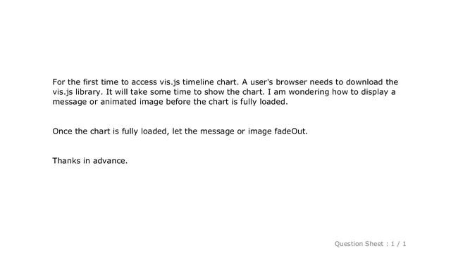 HTML : how to show load in progress for vis.js chart смотреть онлайн