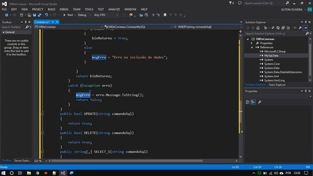 Aula 4 - Criação de DLL de conexão a banco de dados MySql e SQLServer. смотреть онлайн