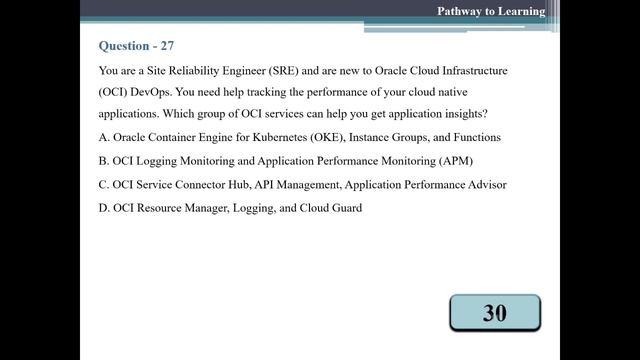 1Z0-1109-23 : Oracle Cloud Infrastructure 2023 DevOps Professional - Part 3 | 100% Pass Guarantee! смотреть онлайн