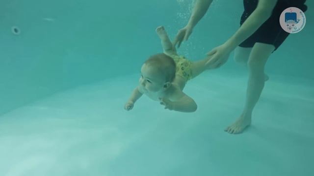 Грудничковое плавание в ТоТо (Андрей, 1 год) смотреть онлайн