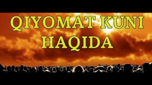 QIYOMAT KUNI HAQIDA | QOBIL QORI | КИЁМАТ КУНИ ХАКИДА | КОБИЛ КОРИ