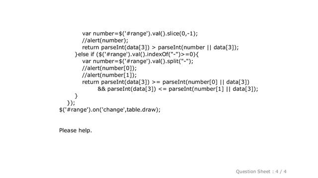 jQuery : Date range and Age range filter on datatable смотреть онлайн