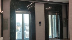 ⚡Красивый вид! Панорамные лифты OTIS Gen2 2020 г. @ ЖК Onyx Deluxe