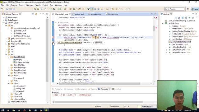 Cara Membuat Aplikasi Android CRUD ke Basis Data MySQL смотреть онлайн