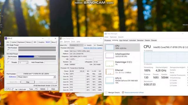 intel core i7 8700 stress test смотреть онлайн