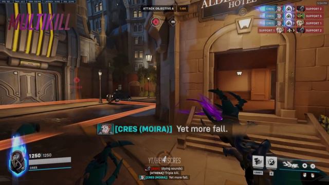 Moira Mythic ALL new interactions | Overwatch season 9 смотреть онлайн