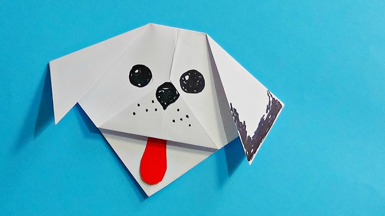 ОРИГАМИ СОБАЧКА ИЗ БУМАГИ смотреть онлайн