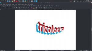 Вставка текстового поля и текстового эффекта в документ LibreOffice Writer.