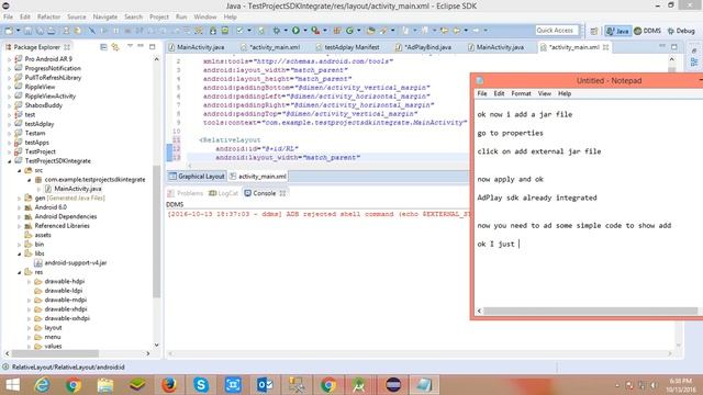 how to integrate jar file in eclipse android programmatically смотреть онлайн