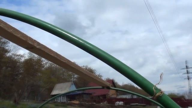 Временное пленочное укрытие, способ крепления дуг смотреть онлайн