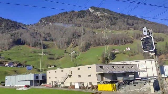 Швейцария и Италия из окна поезда - Luzern, Alth-Golden, Bellinzona, Lugano, Chiasso,Como, Mendrisi