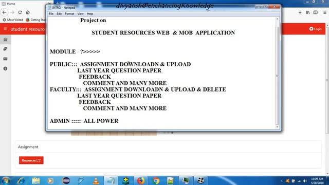 INTRODUCTION TO PROJECT ON DEVELOPING AN WEB APPLICATION & MOB APP(Specially for B-tech student)) смотреть онлайн