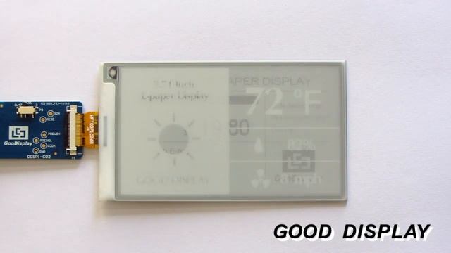 3.7 inch e-paper display e-ink module screen from Good Display GDEW0371W7 смотреть онлайн