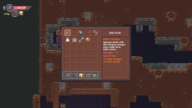 Caveblazers - Pixel Art Gear Grabbing Roguelite
