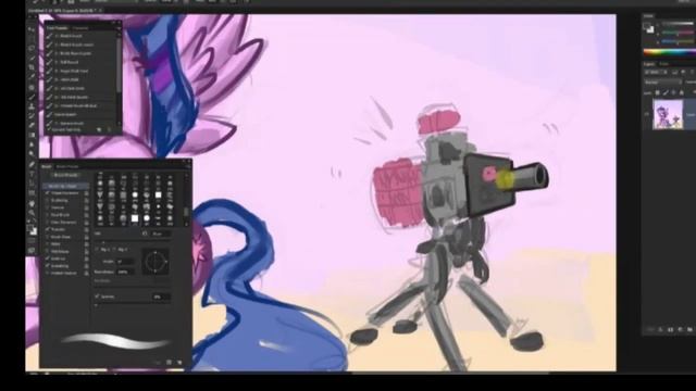 MLP speed paint - Twilight's crush (PS CS6) смотреть онлайн