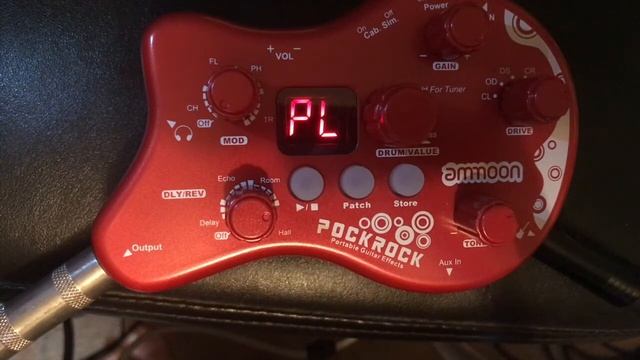 Tiny Guitar Effects Processor! The Ammoon Pockrock Let's Rock : -) смотреть онлайн