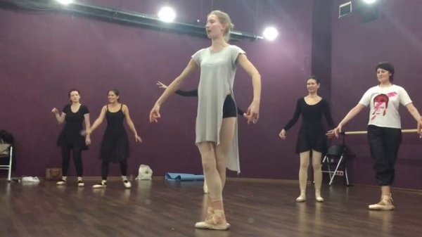 Репетиция учениц Alex Ballet Studio