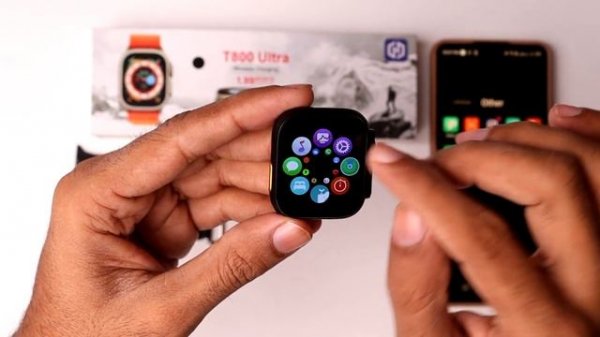 How to Change Menu Style in T800 Ultra Smart Watch