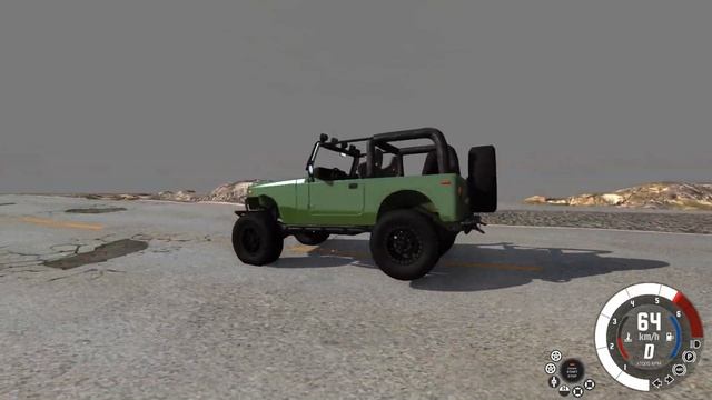 Физика | Работа подвески на русских дорогах | BeamNG Drive смотреть онлайн