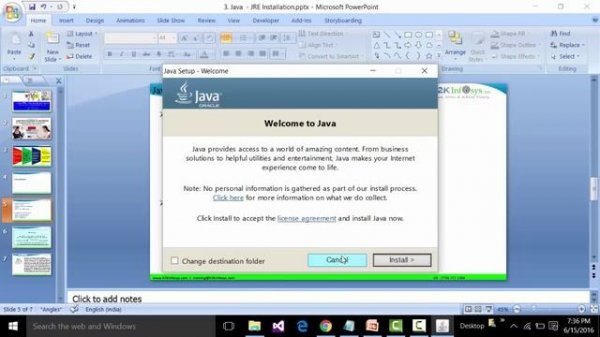 Java JRE Installation | Download Java | Update Java Runtime Settings On Windows by H2K Infosys