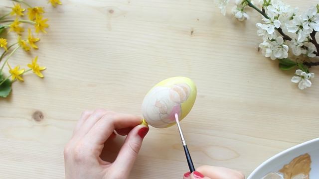 DIY | Пасхальные яйца, роспись акрилом. смотреть онлайн